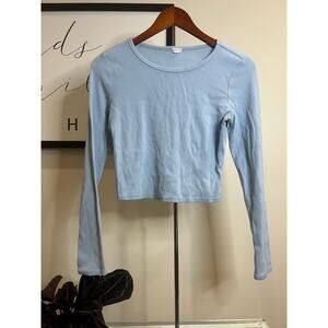 Garage Blue Crop Top